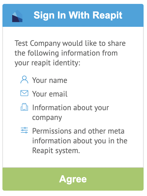 Agree to terms and permissions dialog